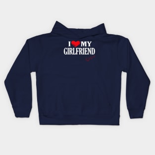 I Love My Girlfriend - Valentine Kids Hoodie